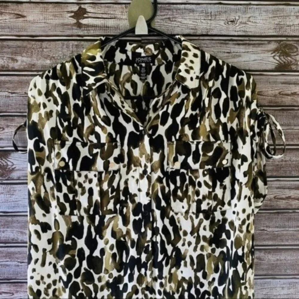 NWT Jones New York Women's Sleeveless Blouse Size‎ S - Picture 3 of 10